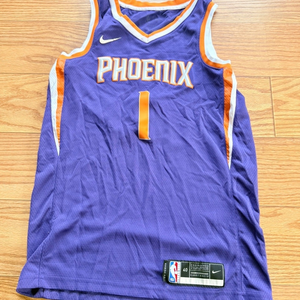 Devin Booker Men's S/40 Nike Swingman Phoenix Suns Purple NBA Jersey